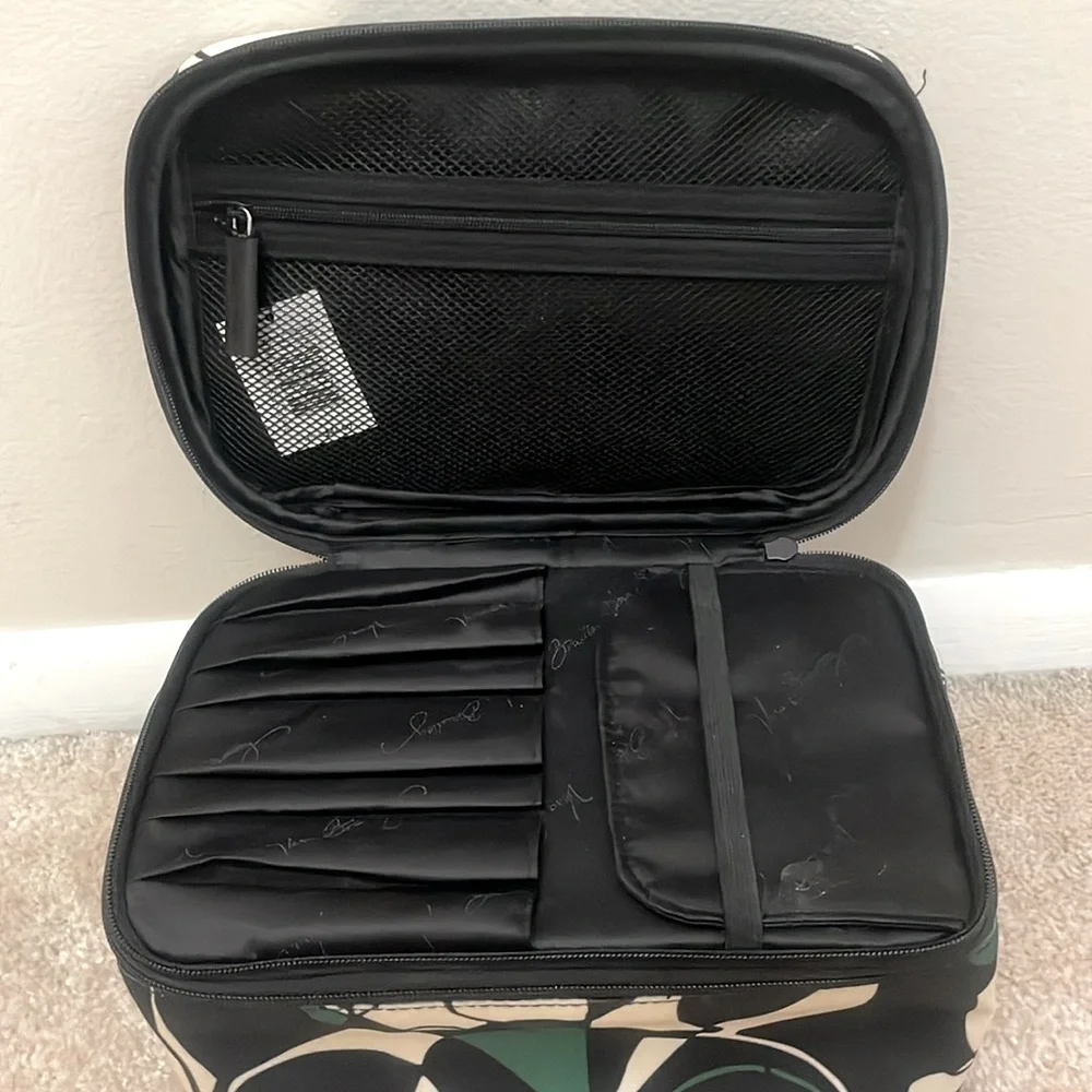Vera Bradley Brush Up Cosmetic Case (Imperial Rose)